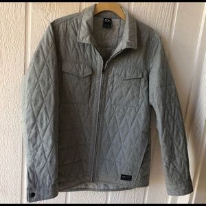 Oakley Men’s Light Gray Nomad Quilted Jacket